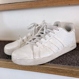 Adidas White Superstars Croc Sneakers Size 7